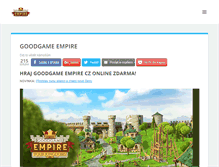 Tablet Screenshot of goodgame-empire-hra.cz